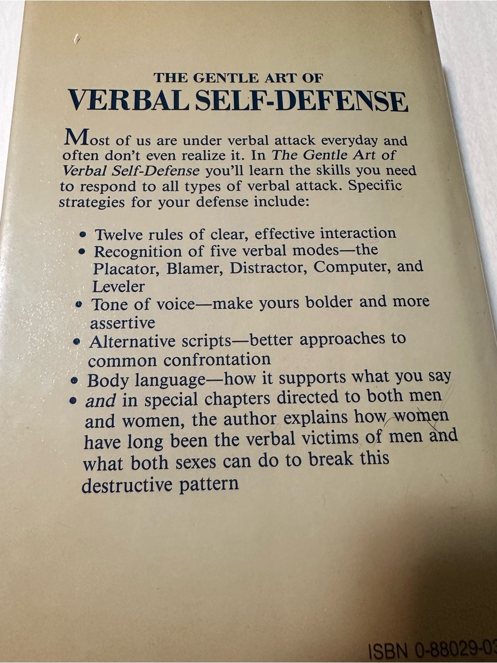 The gentle art of verbal self-defense by Suzette Hayden Elgin - Picture 3 of 3